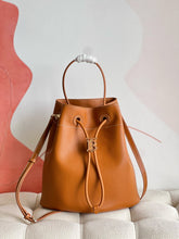 Load image into Gallery viewer, Burberry Leather Small TB Bucket Bag