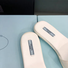 Load image into Gallery viewer, Prada Brushed Leather Slides