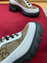 Load image into Gallery viewer, Gucci Women Lug Sole interlocking G Loafer