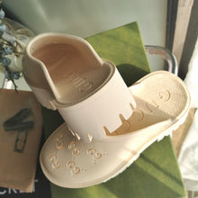 Load image into Gallery viewer, Gucci Platform Perforated G Sandals