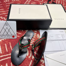 Load image into Gallery viewer, Gucci Leather Thong Sandal
