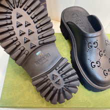 Load image into Gallery viewer, Gucci Platform Perforated G Sandals