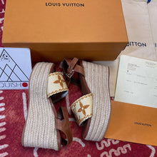 Load image into Gallery viewer, Louis Vuitton Boundary Wedge Sandal