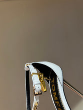 Load image into Gallery viewer, Tom Ford Leather Padlock Pointy Naked Sandal