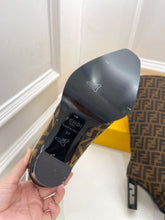 Load image into Gallery viewer, Fendi High-heeled FF Chenille Boots