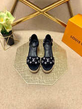 Load image into Gallery viewer, Louis Vuitton Starboard Wedge Sandals