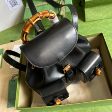 Load image into Gallery viewer, Gucci Bamboo Small Backpack