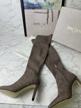 Load image into Gallery viewer, Jimmy Choo Thigh High Boots - LUXURY KLOZETT
