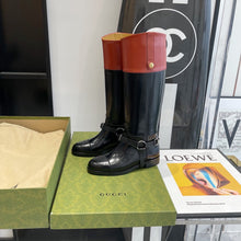 Load image into Gallery viewer, Gucci Knee High Boots With Harness