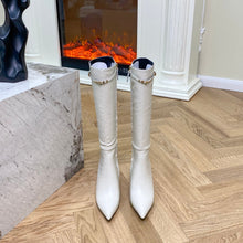 Load image into Gallery viewer, Louis Vuitton Signature Knee High Boot