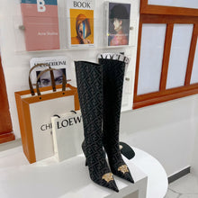 Load image into Gallery viewer, Versace Fendace FF Jaccquard Boots