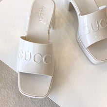 Load image into Gallery viewer, Gucci Rubber Slide Sandal - LUXURY KLOZETT