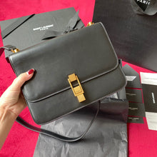 Load image into Gallery viewer, YSL LE CARRE SATCHEL IN BOX SAINT LAURENT LEATHER