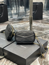 Load image into Gallery viewer, YSL Lou Mini Bag In Quilted Grain De Poudre Embossed Leather