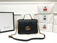 Load image into Gallery viewer, Gucci GG Marmont Small Top Handle Bag
