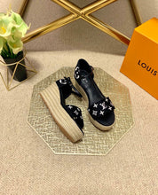 Load image into Gallery viewer, Louis Vuitton Starboard Wedge Sandals