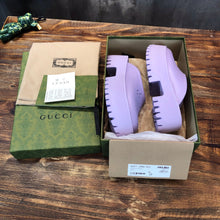 Load image into Gallery viewer, Gucci Platform Perforated G Sandals