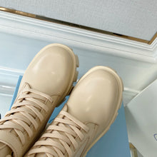 Load image into Gallery viewer, Prada Monolith brushed Rois Leather And Nylon Boots