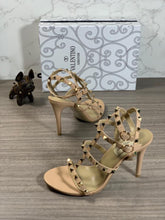 Load image into Gallery viewer, Valentino Rockstud Ankle Strap Heels