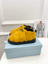 Load image into Gallery viewer, Prada Paddled Nylon Slip on Shoes
