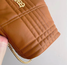 Load image into Gallery viewer, Burberry Small Quilted Lambskin Lola Bucket Bag