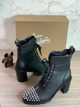Load image into Gallery viewer, Christian Louboutin Ts Croc 70 Spiked Leather Ankle Boot