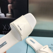 Load image into Gallery viewer, Prada Brushed Leather Slides