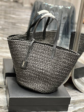 Load image into Gallery viewer, YSL Painer Medium Bag In Raffia