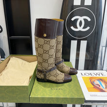 Load image into Gallery viewer, Gucci Knee High Boots With Harness