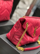 Load image into Gallery viewer, YSL PUFFER MEDIUM BAG IN QUILTED LAMBSKIN