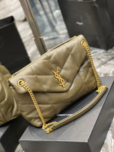 Load image into Gallery viewer, YSL PUFFER MEDIUM BAG IN QUILTED LAMBSKIN