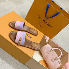 Load image into Gallery viewer, Louis Vuitton Lock it flat Mule