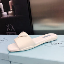 Load image into Gallery viewer, Prada Brushed Leather Slides