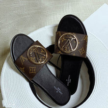 Load image into Gallery viewer, Louis Vuitton Lock It Flat Mule