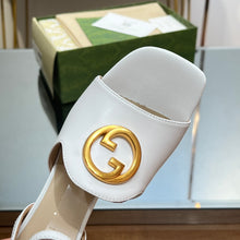 Load image into Gallery viewer, Gucci Blonde Heeled Sandal