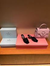 Load image into Gallery viewer, Prada Satin Sandals With Crystals