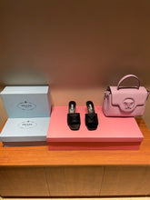 Load image into Gallery viewer, Prada Satin Sandals With Crystals