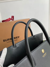 Load image into Gallery viewer, Burberry Medium Leather Title Bag