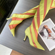 Load image into Gallery viewer, Jimmy Choo Mugler Sock OTK Boots