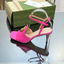 Load image into Gallery viewer, Gucci Blonde Heeled Sandal