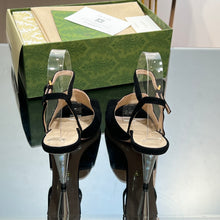 Load image into Gallery viewer, Gucci Blonde Heeled Sandal