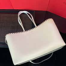 Load image into Gallery viewer, Valentino Garavani Rockstud Calfskin Grainy Tote Bag
