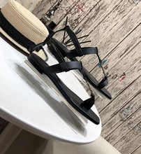 Load image into Gallery viewer, YSL Cassandra Flat Sandals