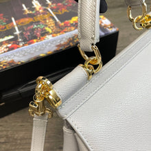 Load image into Gallery viewer, Dolce and Gabbana Small Dauphine Leather Regular Sicily Bag