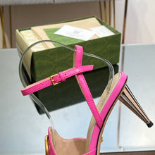 Load image into Gallery viewer, Gucci Blonde Heeled Sandal