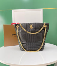 Load image into Gallery viewer, Burberry Small Quilted Lambskin Lola Bucket Bag