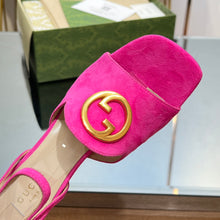 Load image into Gallery viewer, Gucci Blonde Heeled Sandal