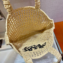 Load image into Gallery viewer, Prada Raffia Tote Bag