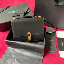 Load image into Gallery viewer, YSL LE CARRE SATCHEL IN BOX SAINT LAURENT LEATHER