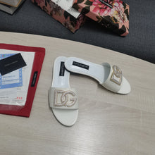 Load image into Gallery viewer, Dolce & Gabbana Calfskin Slides with DG logo